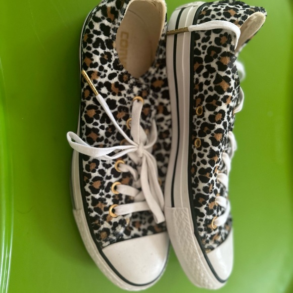 Leopard Print Converse - Picture 3 of 3